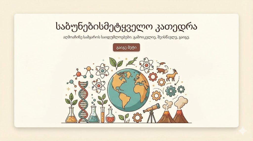 საბუნებისმეტყველო კათედრა