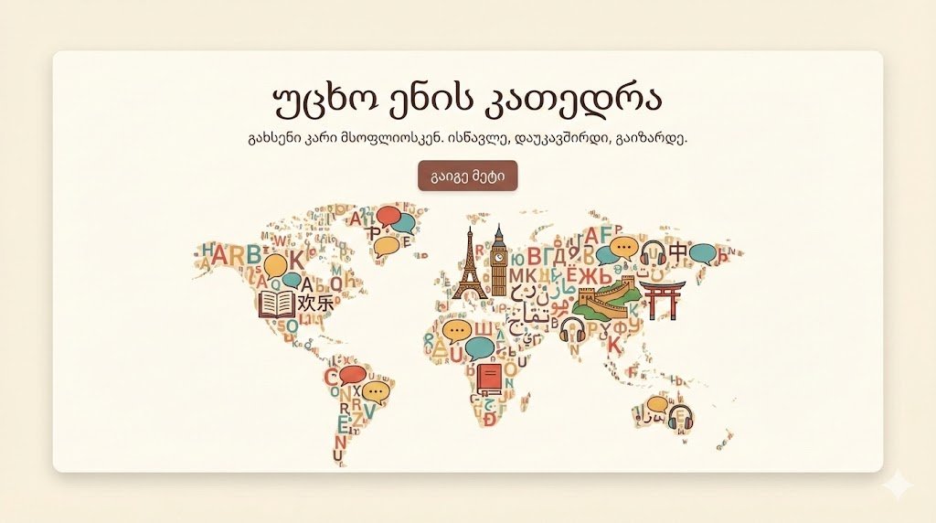 უცხო ენების კათედრა